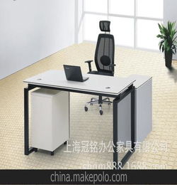 供应现代办公家具木制主管桌板式可订制经理桌1.6米办公桌枫木色